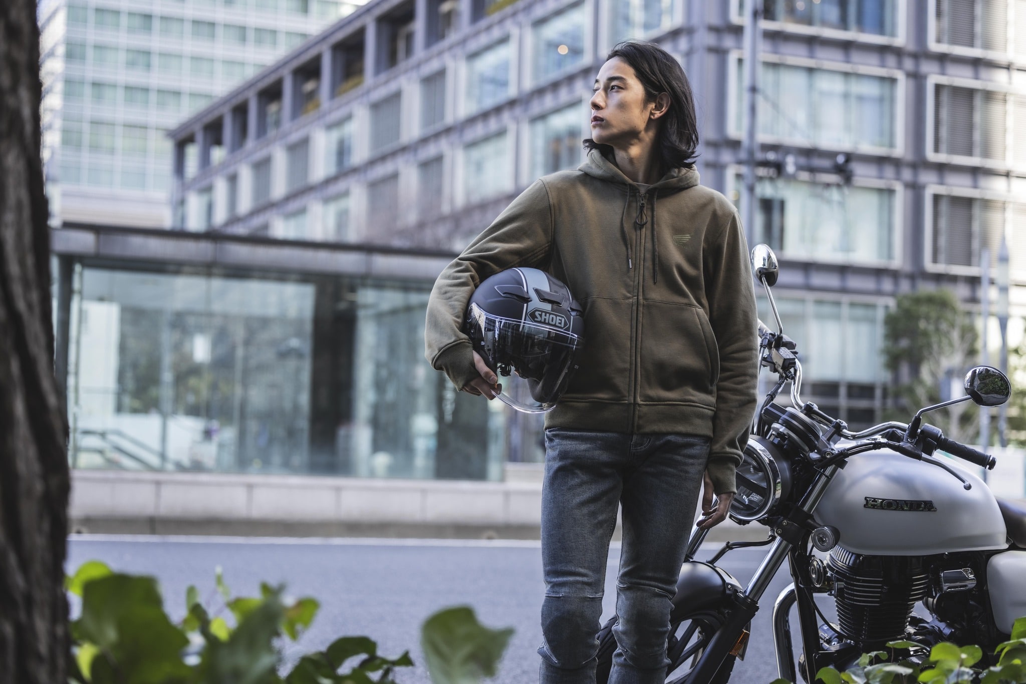 ライディングパーカ(S カーキ): ウェア・グッズ｜HondaGO BIKE GEAR