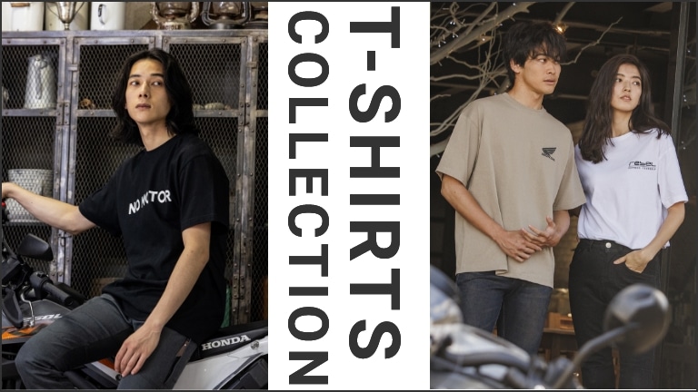 【ページをリニューアルしました】ホンダのTシャツコレクション。ホンダならではのデザインのTシャツをご紹介。