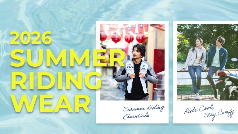 【2026 Spring & Summer】軽やかに、涼しく、もっと自由に。春夏ツーリングを快適にする最新ウェアをチェック！