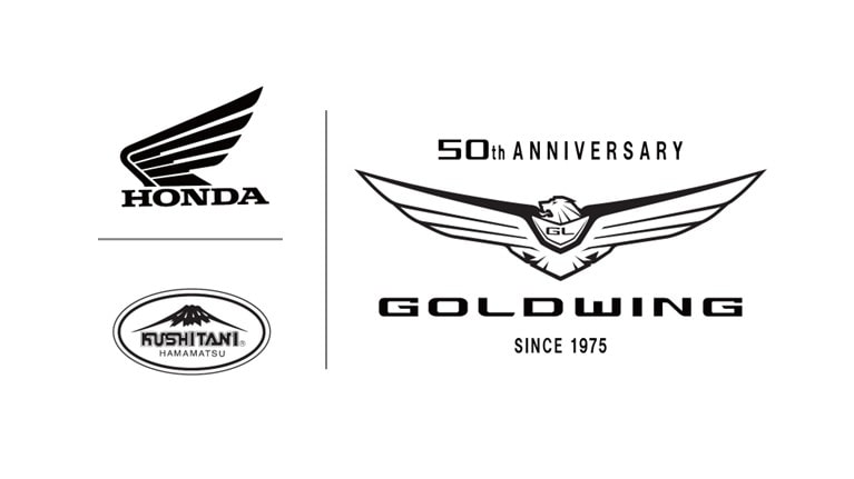 【KUSHITANIコラボ商品発売】Gold Wing Tour 50th ANNIVERSARY 専用ロゴを配したコラボレーションアイテム発売！