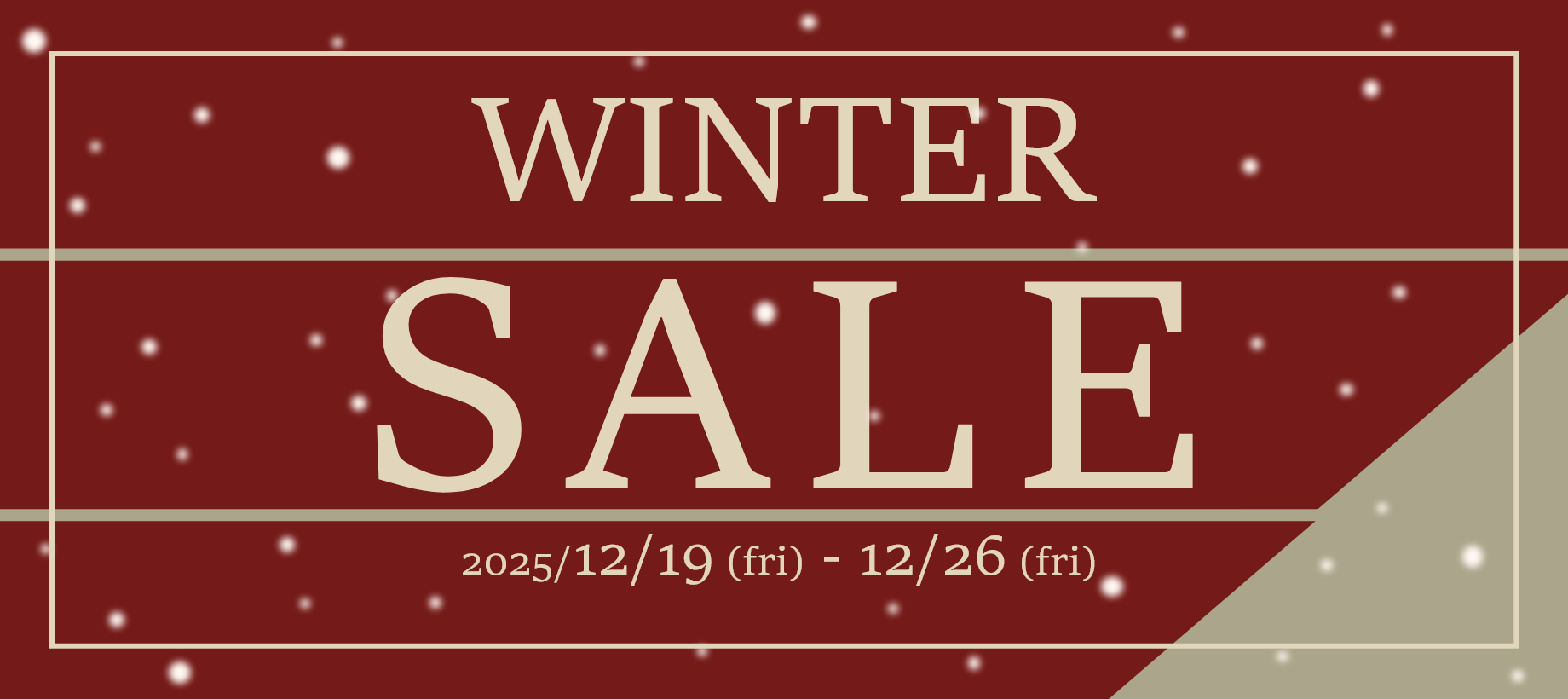 WINTER SALE
