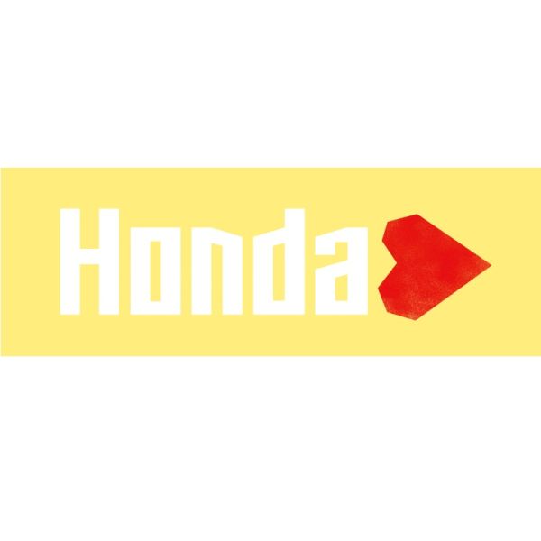 Hondaハート エクステリアステッカー(ブラック): ウェア・グッズ