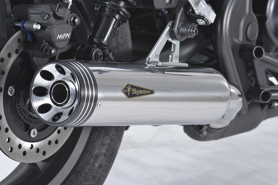 アールズ・ギア ワイバンクラシック スリップオンマフラー ステンポリッシュ (23ym Rebel250) ステンポリッシュ