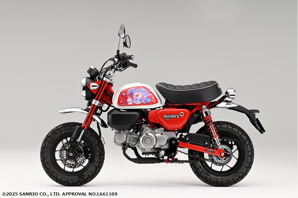 Honda × Kuromi” モンキー125用タンクサイドパネル: 純正アクセサリー