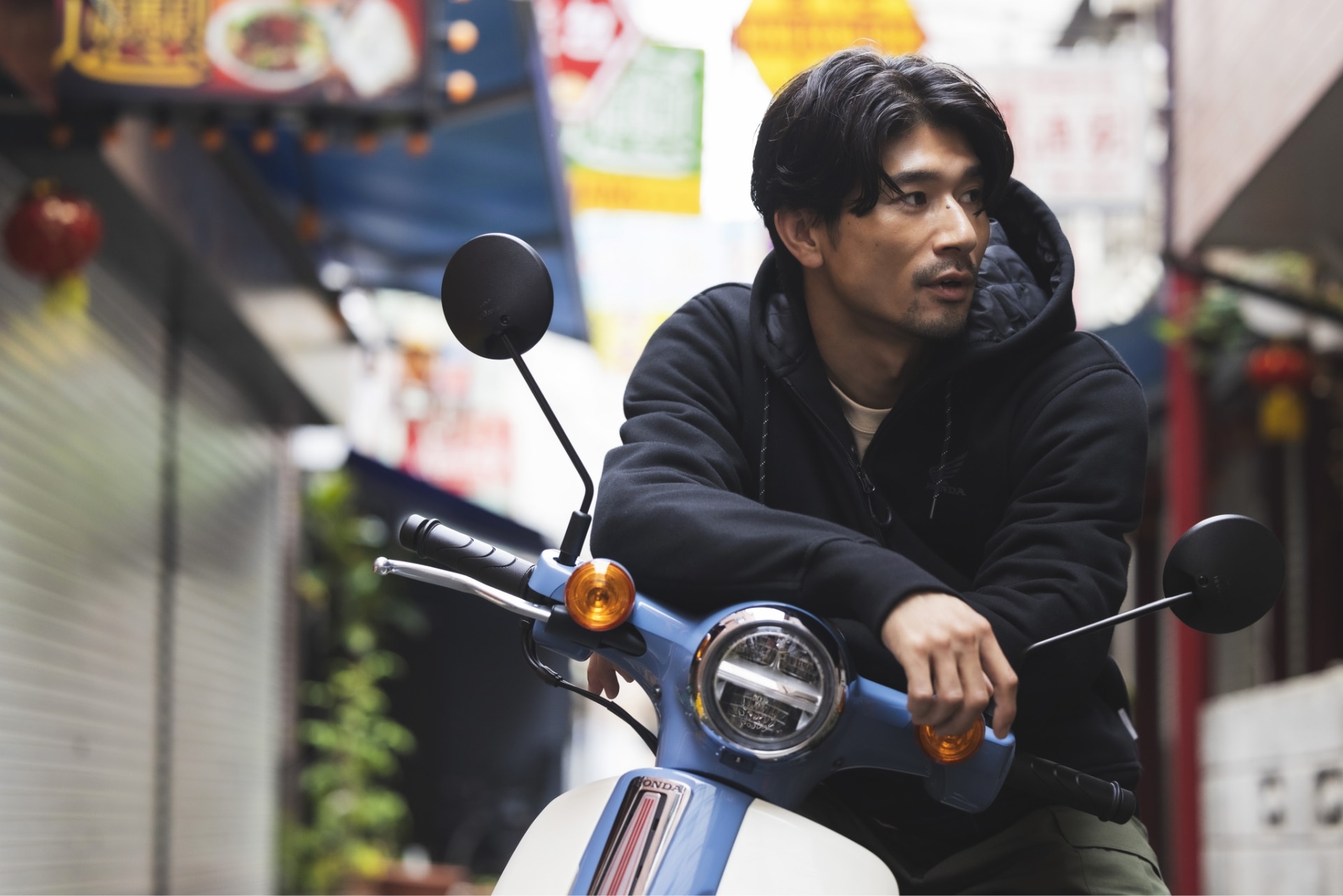 防風ライディングパーカ(S ブラック): ウェア・グッズ｜HondaGO BIKE GEAR