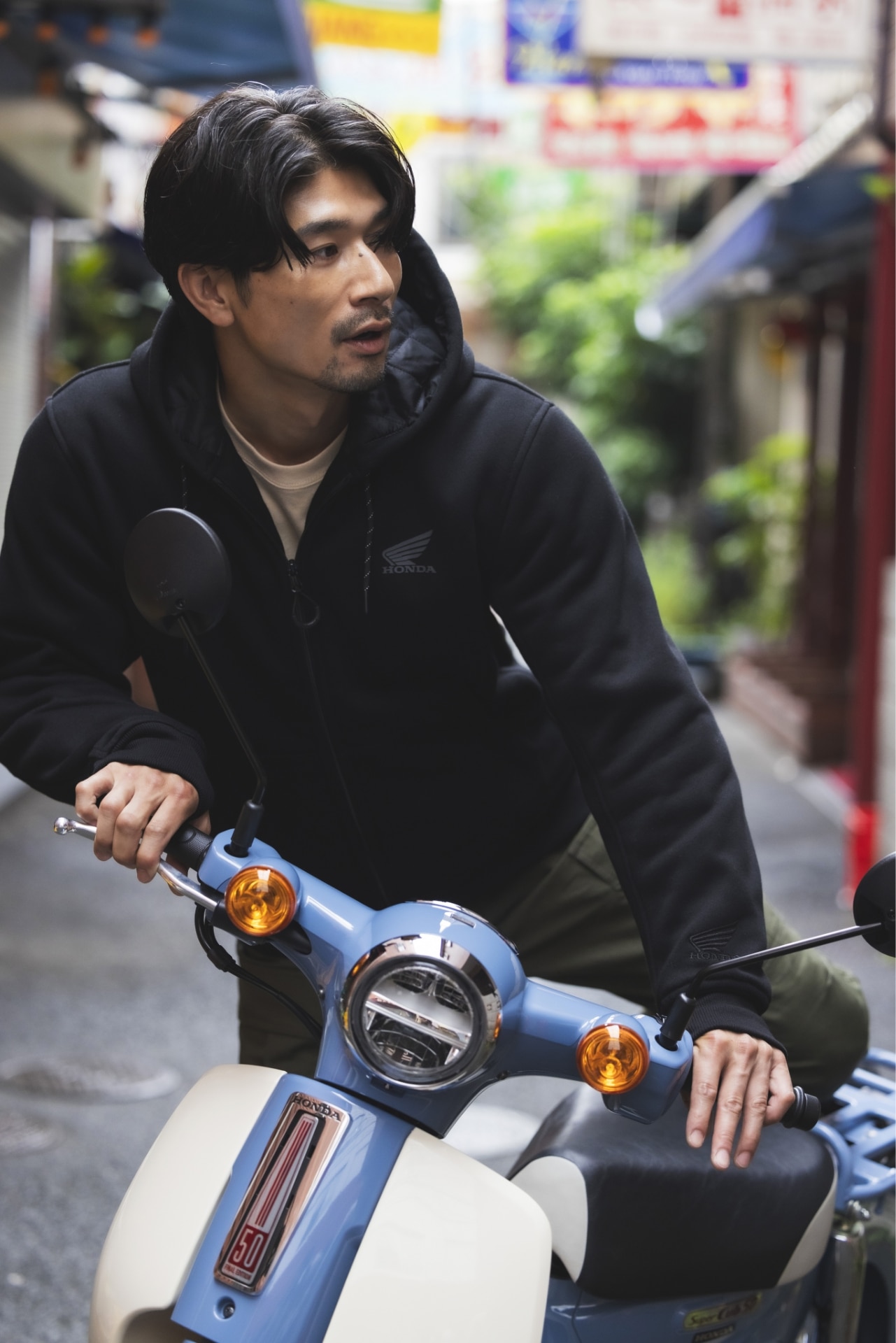 防風ライディングパーカ(S ブラック): ウェア・グッズ｜HondaGO BIKE GEAR