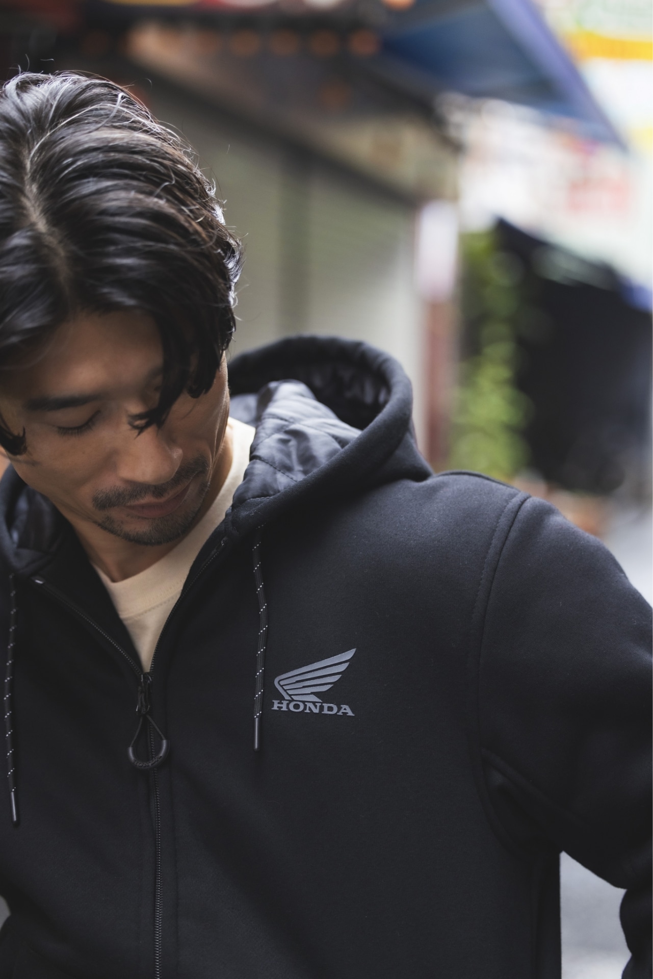 防風ライディングパーカ(S ブラック): ウェア・グッズ｜HondaGO BIKE GEAR