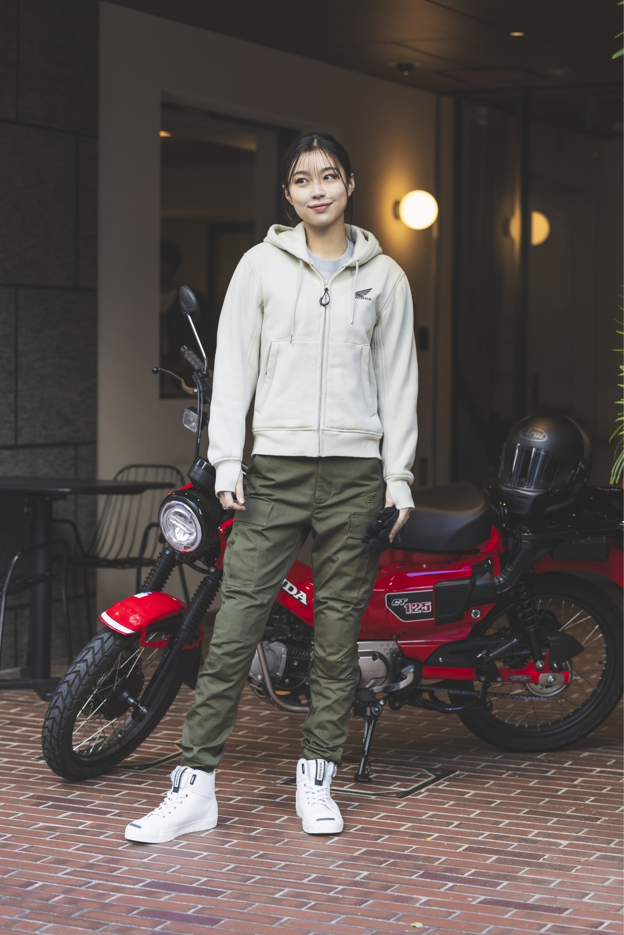 ホンダ ライディングパーカー　Lサイズ　グレー　0SYES-73F-NL ホンダ ホンダ(HONDA) 0SYES-73F-NL ライディングパーカ 杢