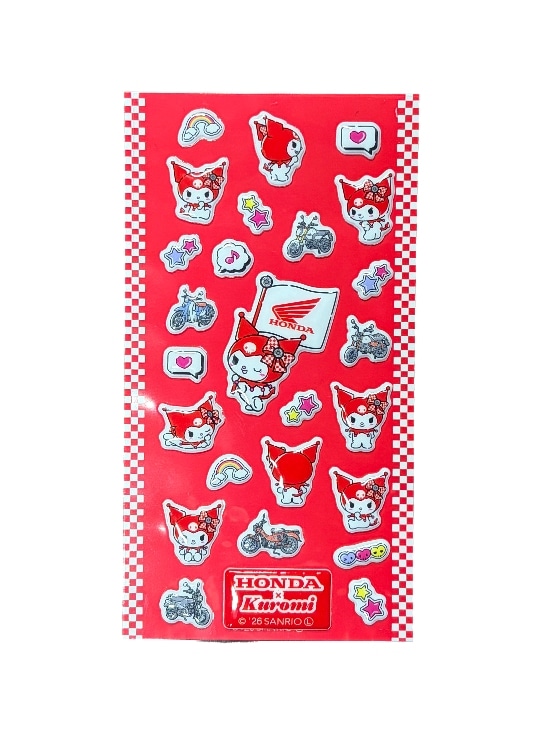 Honda×Kuromi ぷっくりシール