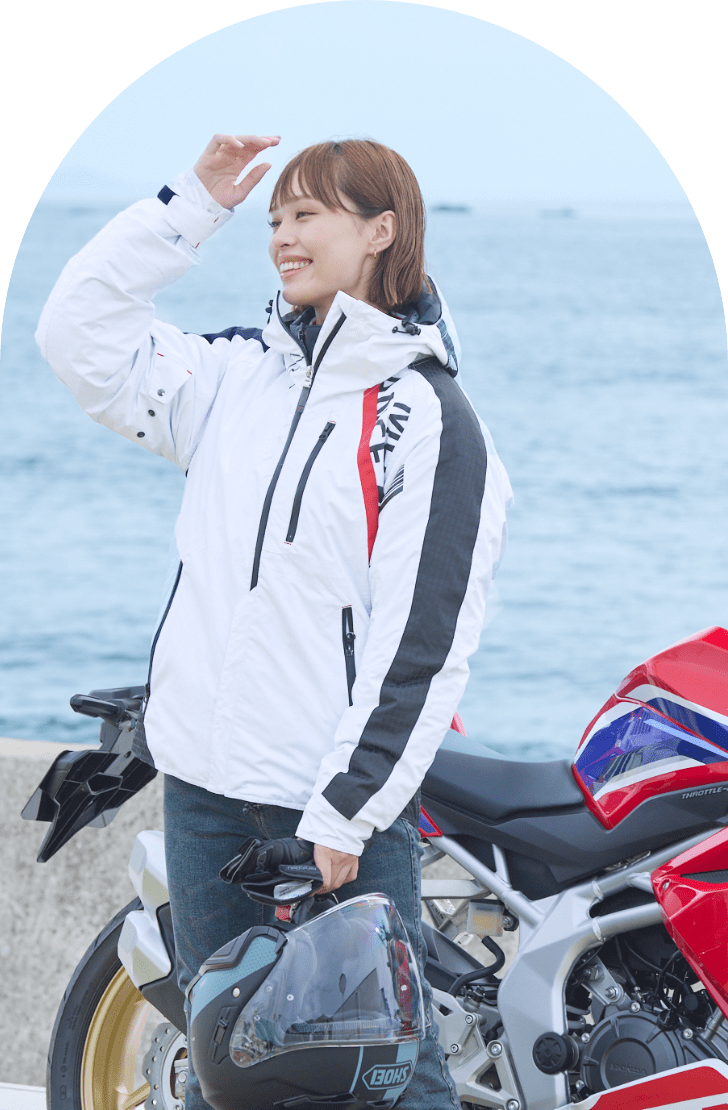 HondaGO BIKE GEAR 2022AW Ladies Collection｜HondaGO BIKE GEAR